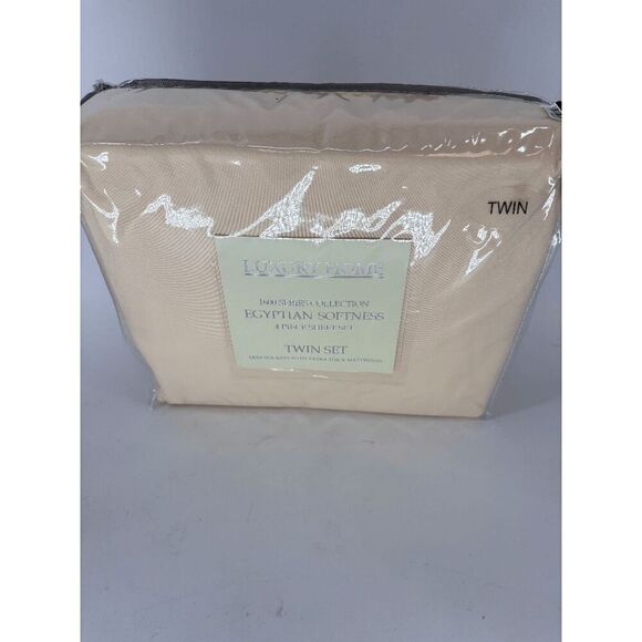 New LUXURY HOME 1600 Series Collection Egyptian Softness 4 Piece Sheet Set Twin - Picture 2 of 6